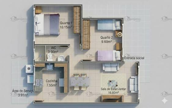 Moradia T3 — Teste RUGEN